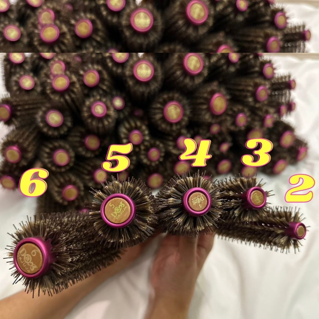 หวีแปรงกลม หวีแปรงขนหมูป่า แปรงไดร์ แบรนด์ Dajuja นำเข้าจากประเทศเกาหลี