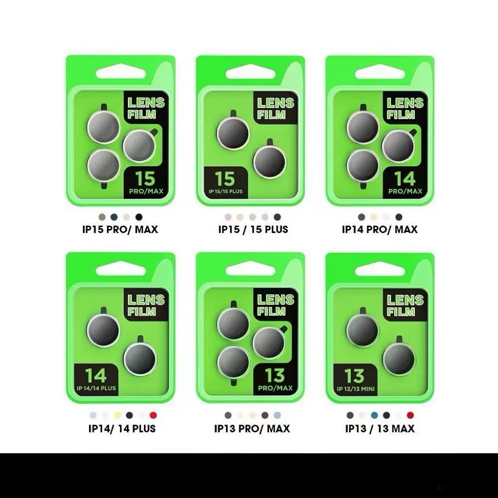 (ราคา1ชุด)ฟิล์มเลนส์กล้องสำหรับไอโฟน17 17PROMAX 15PROMAX 17AIR Single Camera Film ฟิล์มกล้อง12 ฟิล์มกล้องสำหรับiphone