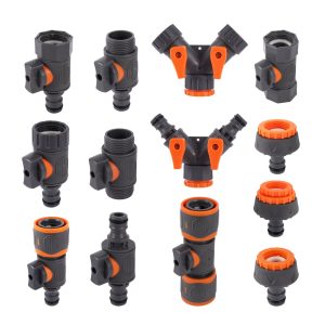 1/2 “3/4” 1 “อะแดปเตอร์เชื่อมต่ออย่างรวดเร็วการเชื่อมต่อวาล์วด้าย สับ น้ําหัวนมร่วมสวนชลประทานล้างรถฟิตติ้ง