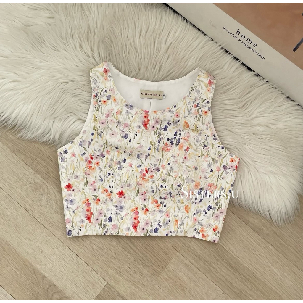 Sisters.u TOP 054 เสื้อแขนกุด คอกลม/ ชุดที่2