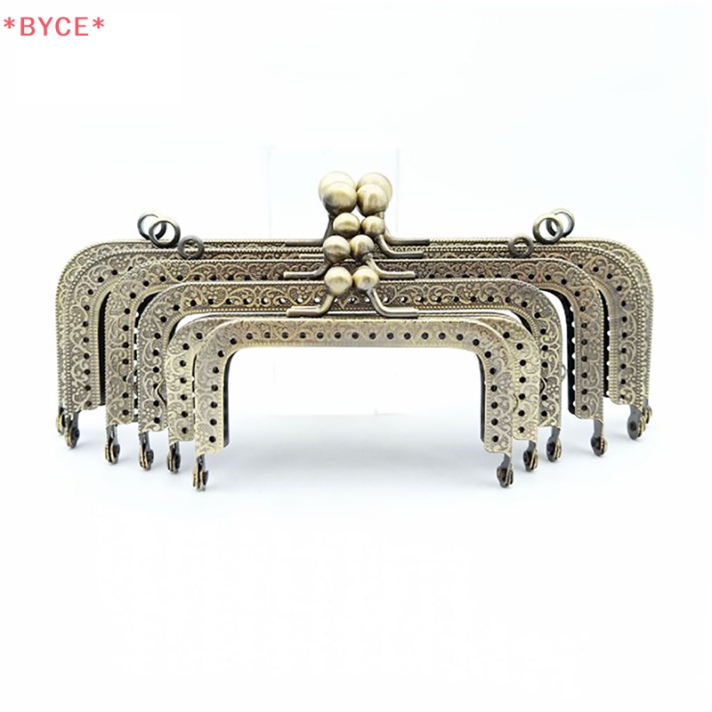 Byce> ใหม่ ตัวล็อกกระเป๋า แบบโลหะ ทรงสี่เหลี่ยม สีเงินมันวาว DIY อุปกรณ์เสริม สําหรับกระเป๋า 1 ชิ้น