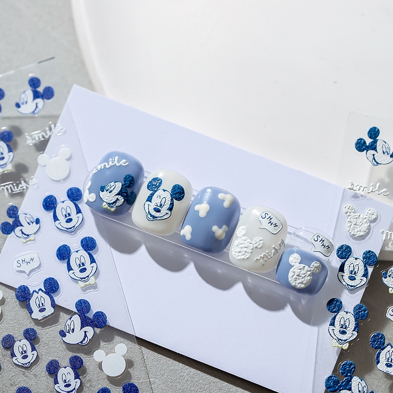 [Meow.Sensei] สติกเกอร์เหล็กใส ลายการ์ตูนญี่ปุ่น สําหรับติดตกแต่งเล็บ