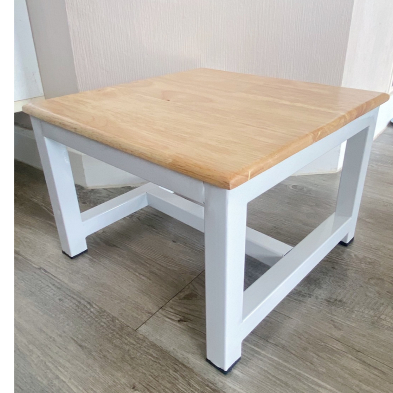 เก้าอี้เตี้ย เก้าอี้เหล็ก ขนาดกว้าง 30 cm ยาว 30 cm สูง 22 cm เก้าอี้เอนกประสงค์ ทรงเหลี่ยมจตุรัส