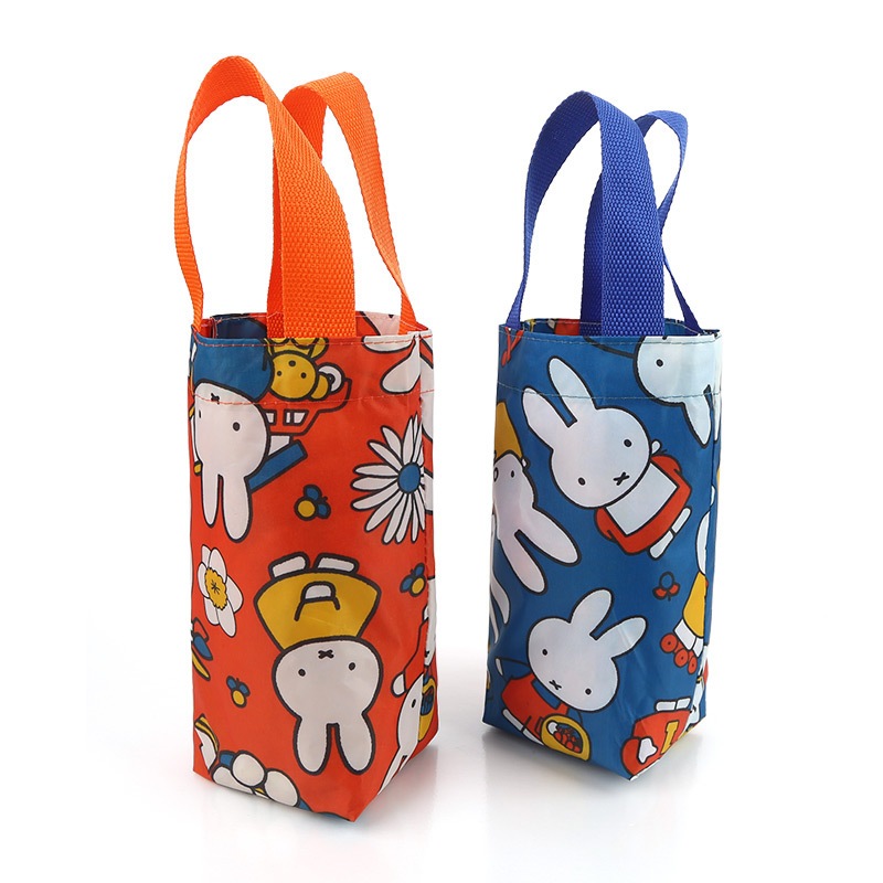 Miffy กระเป๋าผ้าออกซ์ฟอร์ด กันน้ํา สําหรับใส่ขวดน้ํา ชานม กาแฟ