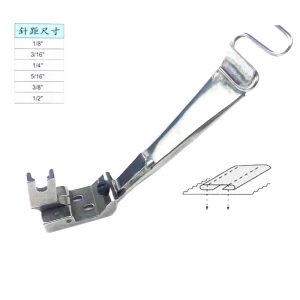 ตีนผีซองกุ๊นจักรเข็มคู่ลูกโซ่ 3800-02 สำหรับจักรเข็มคู่ลูกโซ่(2เข็ม) ขนาดผ้าออก1/4 , 5/16 , 3/8