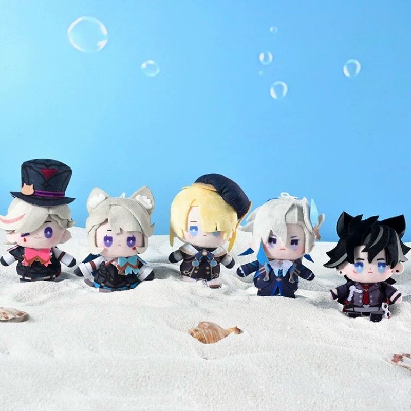 [พร้อมส่ง] เพิ่มลาย!! พวงกุญตุ๊กตาหุ่นนิ้วมือ เทพเจ้า Genshin