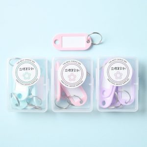 พวงกุญแจ ป้ายแท็ก ป้ายชื่อ ที่ห้อยกุญแจ ที่ห้อยกระเป๋า ป้ายแท็กห้อยกุญแจ ป้ายห้อยกุญแจ 4ชิ้น