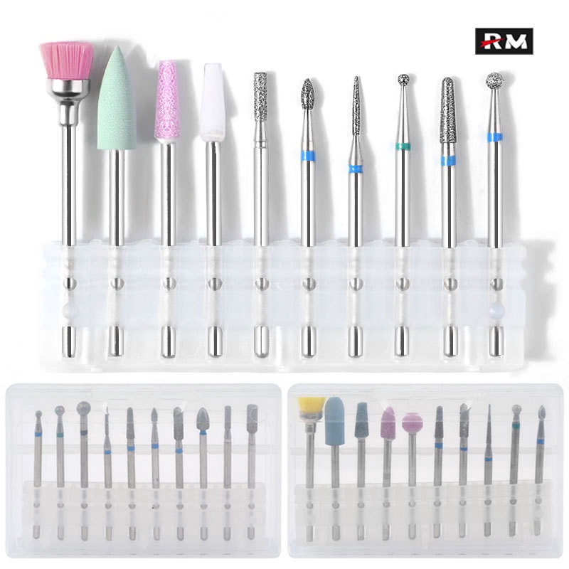 【อัพเกรด】ชุดหัวเจียรเล็บทังสเตนอัลลอย เส้นผ่านศูนย์กลาง 2.35 มม.