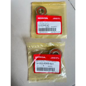 ลูกปืนล้อหลังเวฟ125S/R/i/บังลม/ปลาวาฬ /เวฟ110i/เวฟ125iLED/เวฟ110iLEDแท้ศูนย์(6301-6201)ได้2ลูก