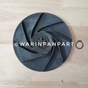 ใบพัดลมท้ายมอเตอร์ปั๊มน้ำอัตโนมัติ HITACH แท้ รุ่น XS XX (80-400 XS XX) พร้อมแหวนล๊อคเพลา