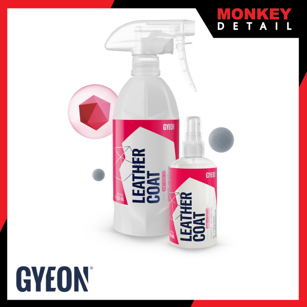 GYEON Q² LEATHER COAT  น้ำยาเคลือบเบาะหนัง ป้องกันการเกิดคราบต่างๆ , คราบครีม และสีกางเกง