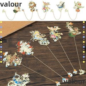 Valour ที่คั่นหนังสือ ทองเหลือง จี้พู่ สไตล์จีนย้อนยุค