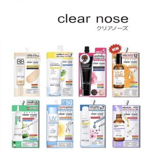 Clear Noseครีมซอง เซรั่ม โฟมล้างหน้า ลอกสิวเสี้ยน บีบี กันแดด เจลสิว เคลียร์โนส