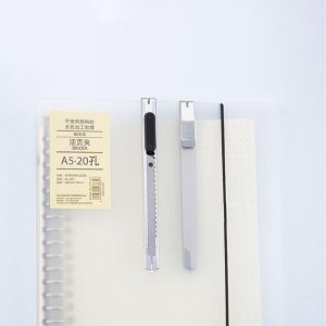 มีดคัตเตอร์ ราคาถูก ขนาดเล็ก เหลาดินสอ เครื่องเขียนสำนักงาน  โลหะ  มีดตัดกระดาษ