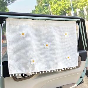 [พร้อมส่ง] ม่านบังแดดรถยนต์ มีฉนวนกันความร้อน ลายการ์ตูน สําหรับเด็ก