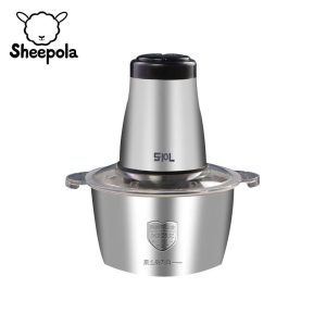 Sheepola เครื่องบดหมู ความจุ 2ลิตร 4ใบมีด อเนกประสงค์  สแตนเลส