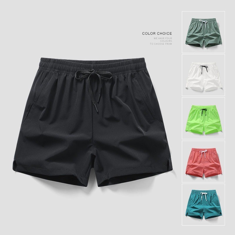 กางเกงขาสั้นผู้ชายแห้งเร็วกางเกงขาสั้นกีฬาหลวม M-4XL