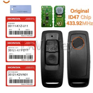 Honda Key 433.92FSK รถจักรยานยนต์รีโมทคอนโทรลสําหรับ Honda PCX160 FORZA NSS350 2021-2023 เปลี่ยนสมาร์ทคีย์