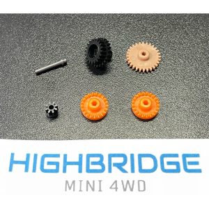 Tamiya แท้ 100% ชุดเฟือง 4:1 High Speed + แกนเฟือง Fluorine Coating สำหรับ FM-A  /Super X/XX จากชุดเฟือง