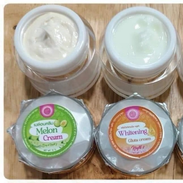 ( 1 กระปุก ) ครีมเมล่อน ครีมไวท์เทนนิ่ง แพรวาไวท์แพคเกจใหม่ #ของแท้ #พร้อมส่ง