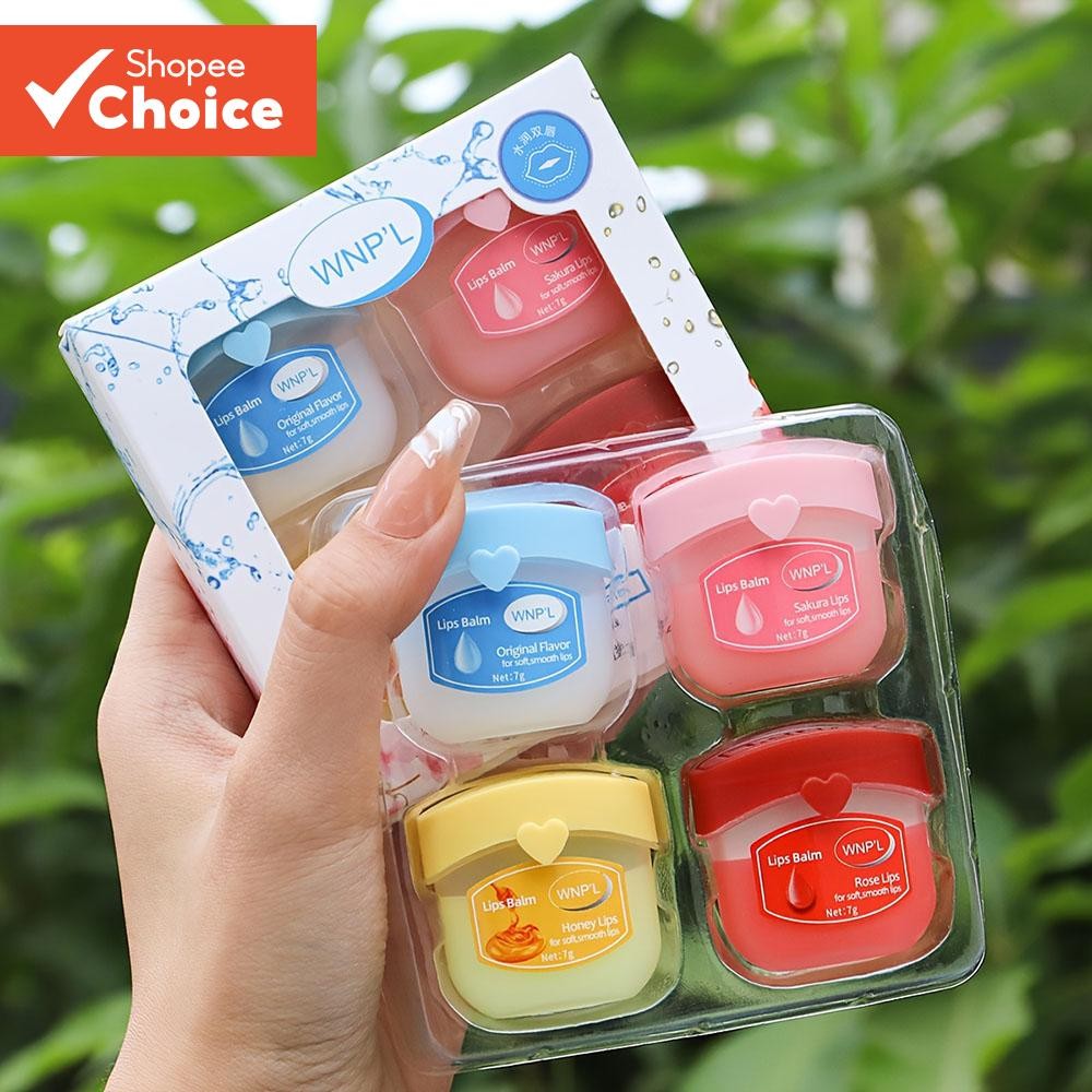 ชุดลิปสติกให้ความชุ่มชื้น WN PL 4 ชิ้น