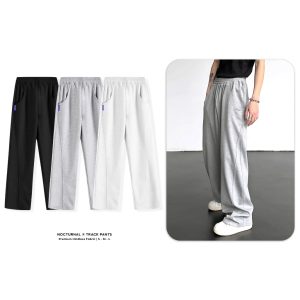 NOCTURNAL Track Pants Unisex Mens and Womens Local Brand Straight Form Good Elasticity