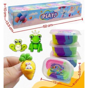 ของเล่นเด็ก ดินเบา Hello soft ดินเกาหลี ดินญี่ปุ่น ยืดได้ ปั้นเป็นรูปต่างๆได้