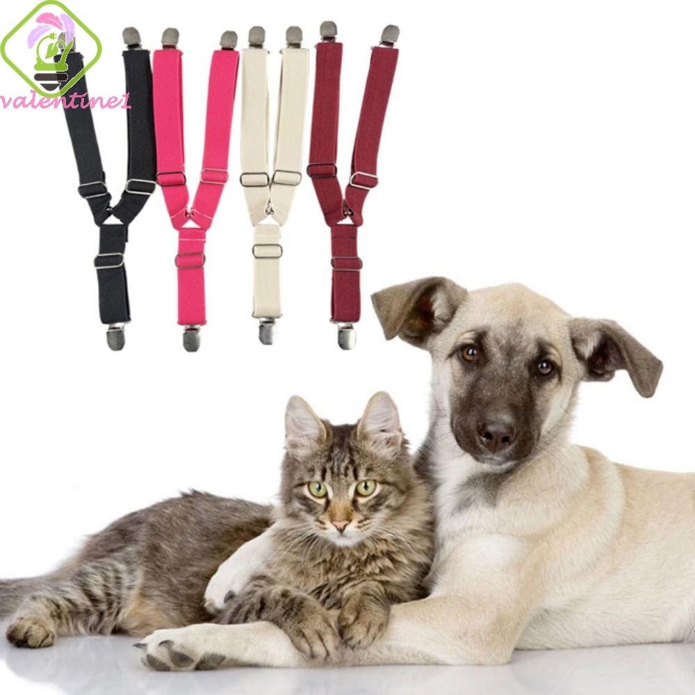 สายเอี๊ยมกางเกงผ้าอ้อม ผ้าโพลีเอสเตอร์ แบบยืดหยุ่น ป้องกันการหล่น สามารถปรับได้ สีสันสดใส สําหรับสัตว์เลี้ยง สุนัขในร่ม และกลางแจ้ง