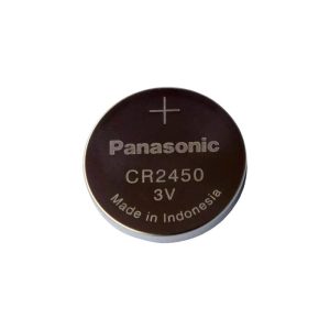 ถ่านPanasonic CR2450 3V Lithium 1 ก้อน(industrialชนิดแพคเปลือย)
