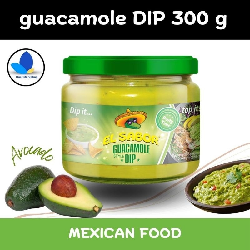 El Sabor  Guacamole DIP กัวคาโมเล่ ดิพ 300 กรัม