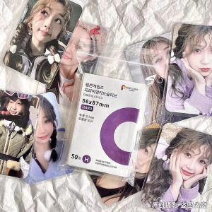 ฟิล์มป๊อปคอร์นใส 20 ผ้าไหม ปากแบน หนา 0.1 มม. สไตล์เกาหลี สําหรับถ่ายภาพ 50 แผ่น