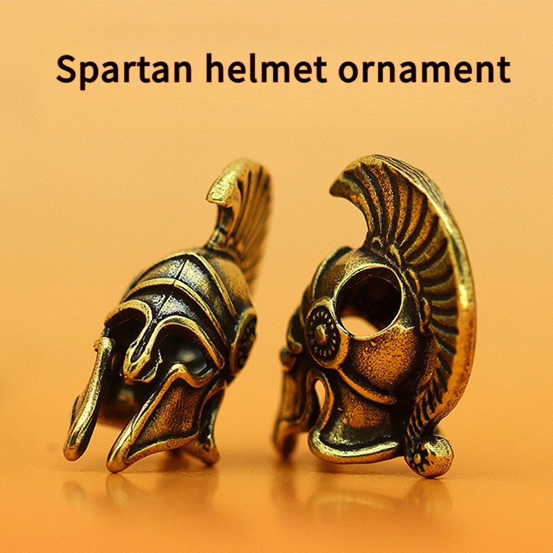 หมวกกันน็อคสปาร์ตันเครื่องประดับทองเหลืองมีดเชือกแต่งงานฝีมือสไตล์อเมริกันยุโรป