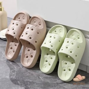 รองเท้าแตะEVA รองเท้าใส่ในห้องน้ำ กันน้ำ ไม่มีน้ำขัง น้ำหนักเบา พื้นนิ่ม BB008