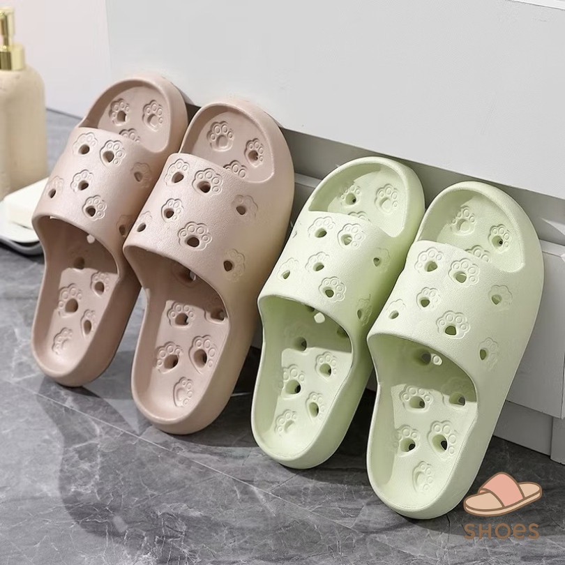 รองเท้าแตะEVA รองเท้าใส่ในห้องน้ำ กันน้ำ ไม่มีน้ำขัง น้ำหนักเบา พื้นนิ่ม BB008