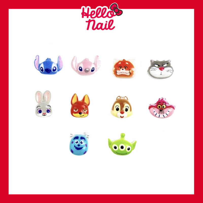 เอเลี่ยน สติช นิก จูดี้ ติดเล็บ แต่งเล็บ อะไหล่ตกแต่งเล็บ จิว ติดเล็บ แต่งเล็บ อะไหล่ติดเล็บ ปั้นนูน