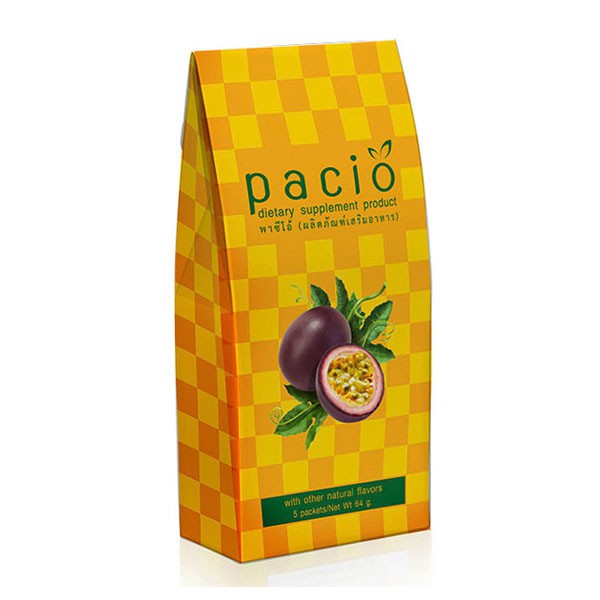 Pacio Detox  พาซิโอ ดีท็อกซ์ ล้างสารพิษในร่างกาย 4 ระบบ (5ซอง/กล่อง)