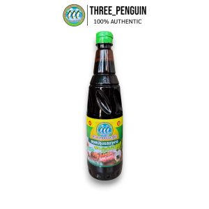 ฝาเขียว ซอสปรุงรสฝาเขียว สูตรหมักเข้าเนื้อ ตรานกเพนกวิน 3 ตัว