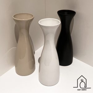 แจกันเซรามิกทรงสูง ขนาดใหญ่ ตกแต่งบ้าน | Large Tall Ceramic Vase – Cozy Homey