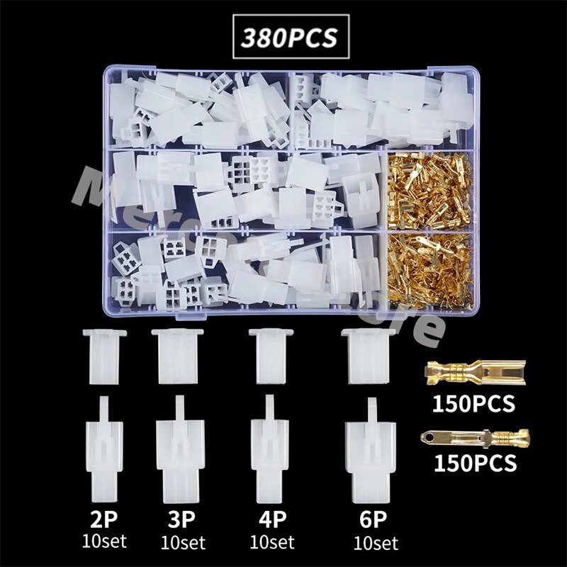 MOVATEK ขั้วต่อรถยนต์และมอเตอร์ไซค์ ชิ้นส่วนอะไหล่รถยนต์ 2.8mm 1P-9P ขั้วตัวผู้และตัวเมีย