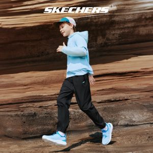 Skechers สเก็ตเชอร์ส กางเกงขายาวเด็ก KIDUNI Pants Apparel – P225K073-0018