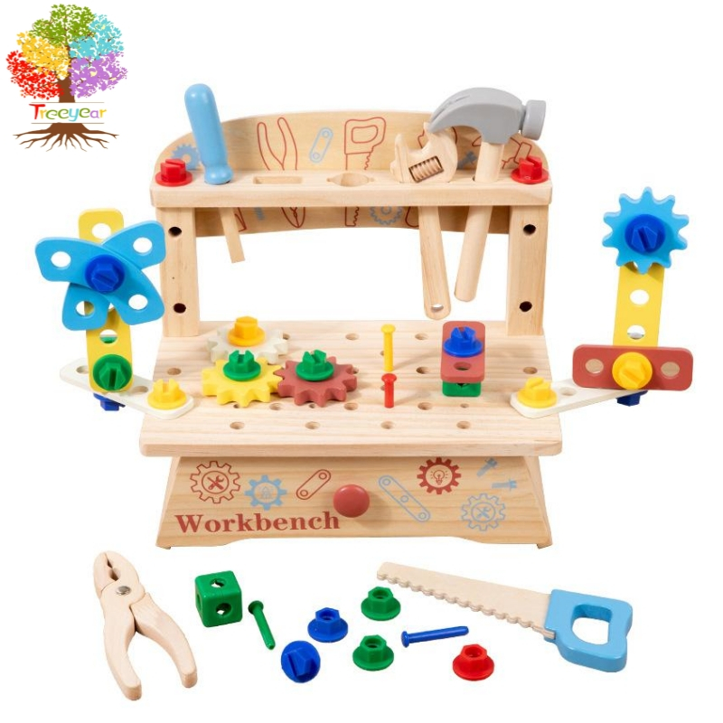 การเรียนรู้ในช่วงต้นอเนกประสงค์จําลองน็อตประกอบเครื่องมือสถานีสําหรับเด็กชุดไขควงสําหรับแกล้งเล่นของเล่นเพื่อการศึกษา