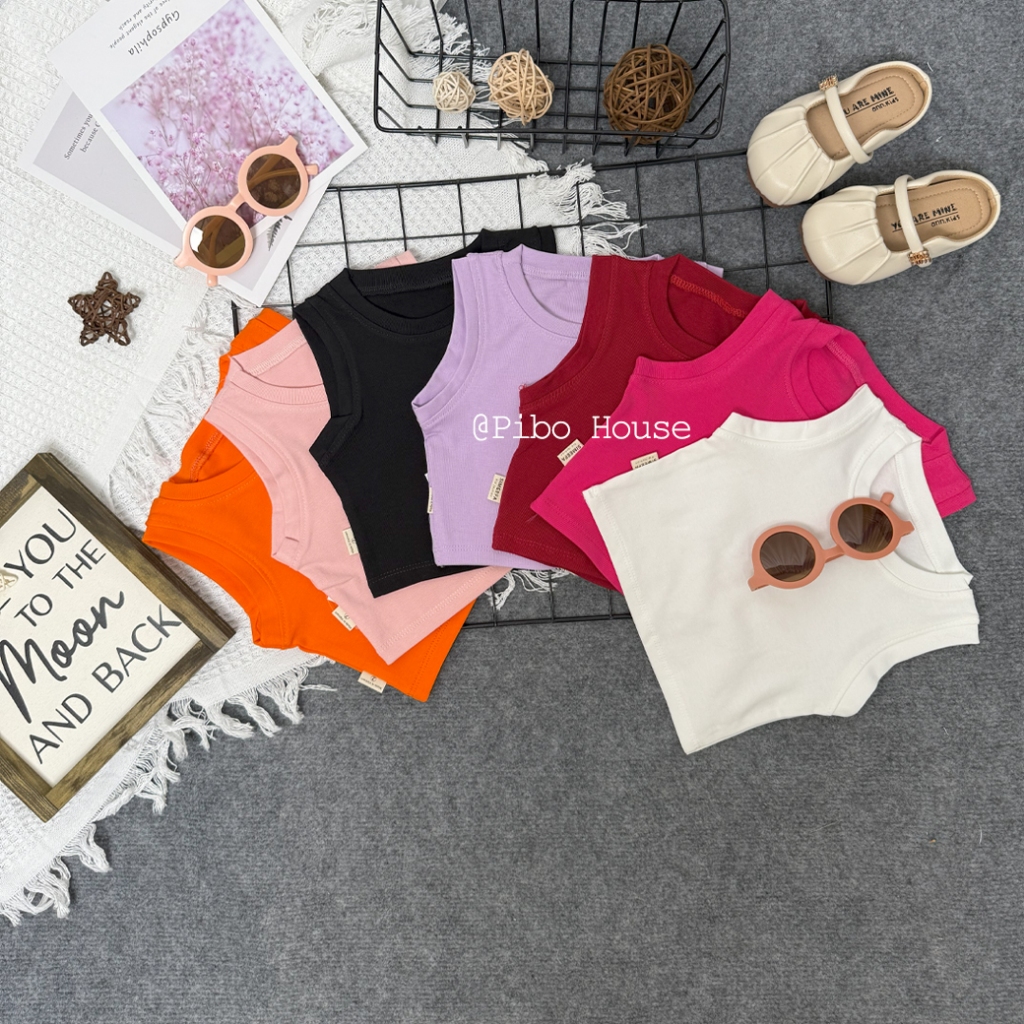 เสื้อครอปใต้วงแขนเด็กผู้หญิง ร่วมมือง่าย สีสันน่ารัก – BabyBoo- PiBo Store-CRSN