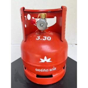 ถังแก๊ส1กก ถังพร้อมแก๊สขนาด1กิโลกรัม สีส้ม Orchid gas