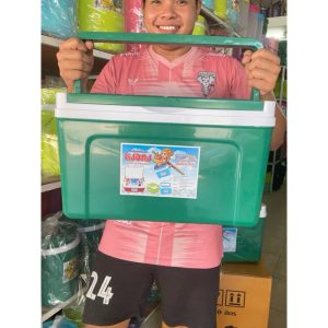 กะติกน้ำแข็ง 20 ลิตร ทรงสี่เหลี่ยม