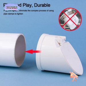 Fansin ฝาครอบท่อระบายน้ํา ป้องกันแมลง ขนาดใหญ่ 50-160 มม. อเนกประสงค์ อุปกรณ์เสริม สําหรับห้องน้ํา ระเบียง กลางแจ้ง