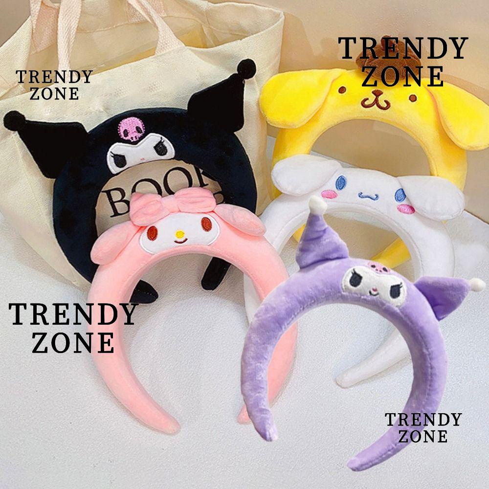 Trendyzone ที่คาดผมหู ที่คาดผม ตุ๊กตาการ์ตูนคุโรมิ น่ารัก ปาร์ตี้ ล้างเครื่องสําอาง ที่คาดผม ผู้ใหญ่ เด็ก