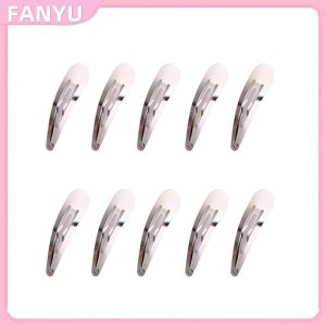 Shakangcool กิ๊บติดผม แฮนด์เมด สีเงิน 10 50 ชิ้น สําหรับผู้หญิง