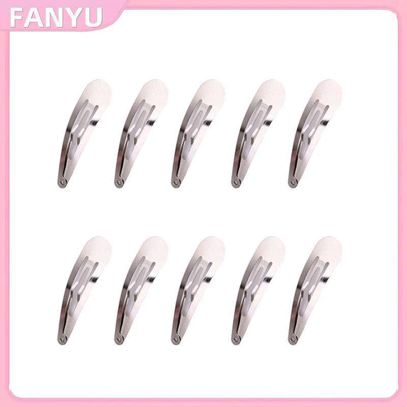 Shakangcool กิ๊บติดผม แฮนด์เมด สีเงิน 10 50 ชิ้น สําหรับผู้หญิง