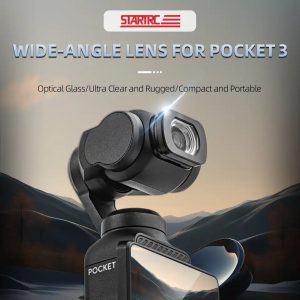 STARTRC Wide Angle Lens Filter for DJI Pocket 3 Accessories External Extended Wide Angle Filter
