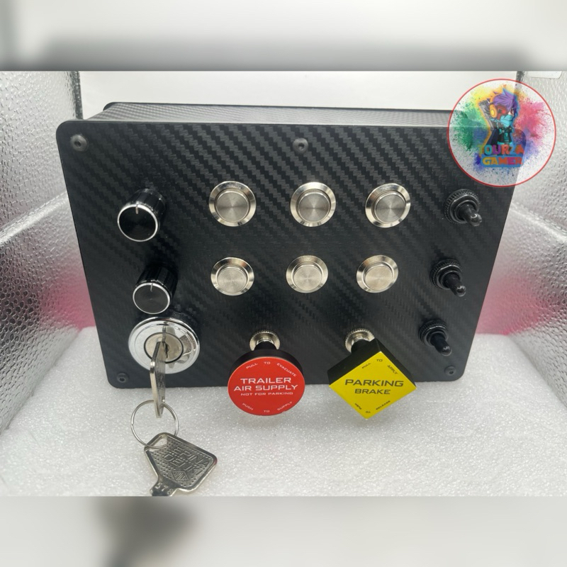 Button Box สำหรับSimulator จำลองขับรถต่างๆ 22ฟังชั่นการใช้งาน